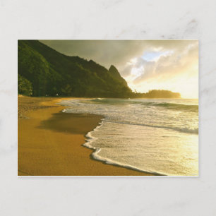 Tunnels Beach, carte postale Kauai