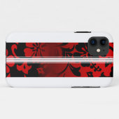 Tunnels Beach Hawaiian Surfboard iPhone 5 Coque (Dos (Horizontal))