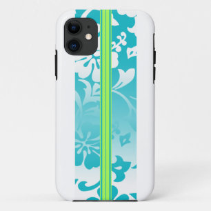 Tunnels Beach Hawaiian Surfboard iPhone 5 Coque