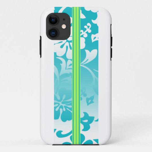 Tunnels Beach Hawaiian Surfboard iPhone 5 Coque (Dos)