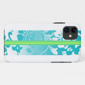Tunnels Beach Hawaiian Surfboard iPhone 5 Coque (Dos (Horizontal))