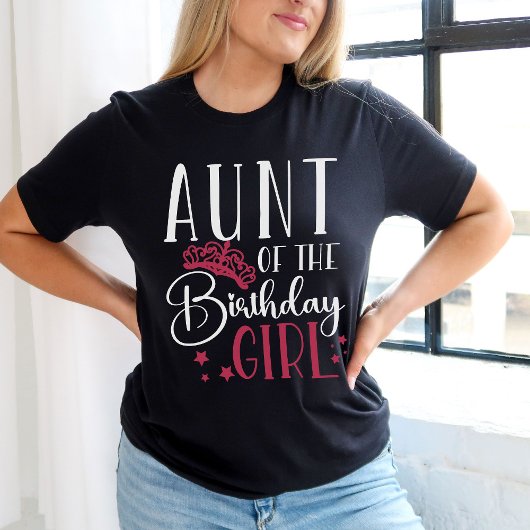 Tunt op het 'Birthday Girl Squad' Aangepaste overe T-shirt