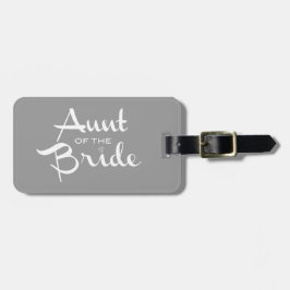 Tunt van het Manuscript van de Retro van de Bride Bagagelabel