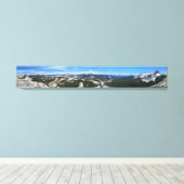 Tuolumne Meadows Panorama uit Fairview Dome - Yos Canvas Afdruk (Insitu (Houten vloer))