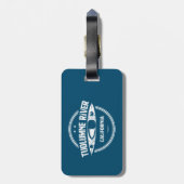 Tuolumne River, Californië Bagagelabel (Achterkant verticaal)