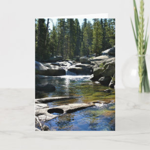 Tuolumne River in de Tuolumne Meadows, Yosemite, C Kaart