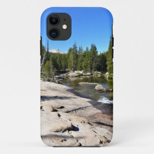 Tuolumne River met Cathedraal Peak, Yosemite, CA iPhone 11 Hoesje