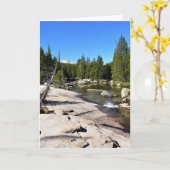 Tuolumne River met Cathedraal Peak, Yosemite, CA Kaart (Gele Bloem)