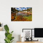 Tuolumne River, Tuolumne Meadows, Yosemite. Poster (Thuiskantoor)