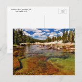 Tuolumne River, Yosemite. Briefkaart (Voorkant / Achterkant)