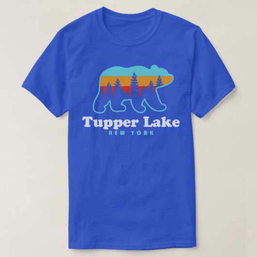 Tupper Lake NY Adirondacks Beer T-shirt (Design voorkant)