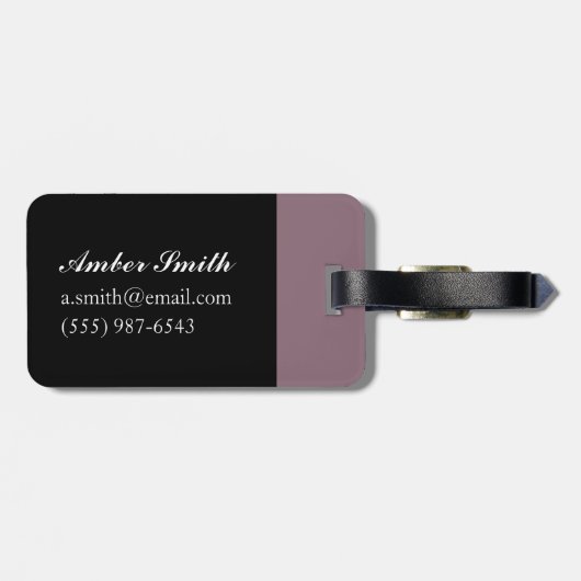 Turban Triptych Bagagelabel (Achterkant horizontaal)