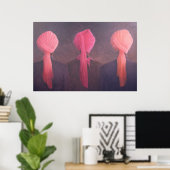 Turban Triptych Poster (Thuiskantoor)