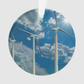 Turbines à vent Ciel bleu nuages (devant)