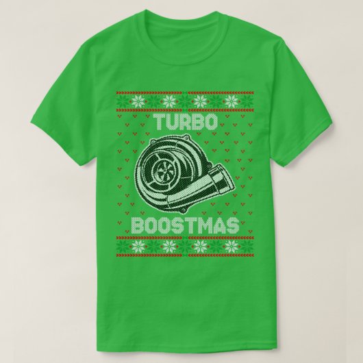 Turbo Boostmas Turbo Boost Kerstmis T-shirt (Design voorkant)