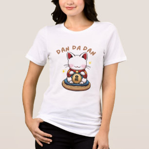 Turbo-Granny Dandadan Cat - Schattigee Anime Manga Tri-Blend Shirt