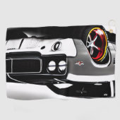 Turbo handdoek: Spier auto-geïnspireerde golfhandd Golfhanddoek (Horizontaal)