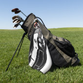 Turbo handdoek: Spier auto-geïnspireerde golfhandd Golfhanddoek (Groen)