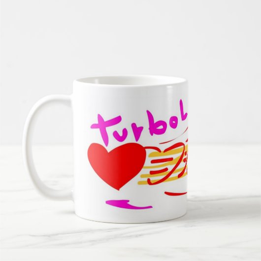Turbo love koffiemok (Links)