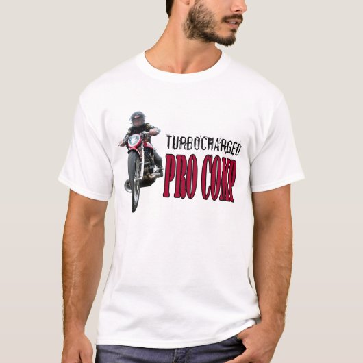 Turbo PRO T-shirt de dragbike d'élém. (Devant)