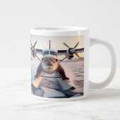 Turbo Prop Twin Engine Float Plane Struik Nederlan Extra Grote Beker (Rechts)