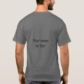 Turbo Prop Twin Engine Float Plane Struik Nederlan T-shirt (Achterkant)