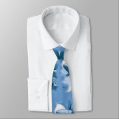 TURBO Vliegtuig STROPDAS blauw (Gebonden)