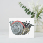 Turbocompressor Briefkaart (Staand voorkant)