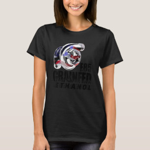 Turbocompressor Drag Race Car Turbo Grain Fed T-shirt
