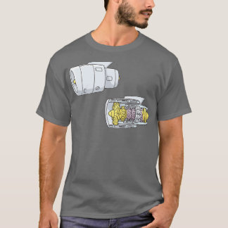 Turbofan Jet Engine T-shirt