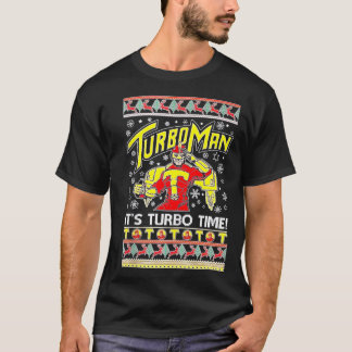 TurboMan is zijn turbo tijd lelijk T-shirt