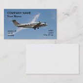 turbopropje voor middelgrote tweeling visitekaartje (Voorkant / Achterkant)