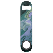 Turbulence bleue Acrylique pour l'art Abstrait (Devant)