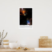 Turbulent Stellar Nursery Poster (Keuken)