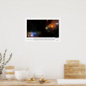 Turbulent Stellar Nursery Poster (Keuken)