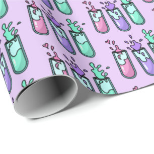 Turbulente reageerbuizen cadeaupapier