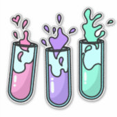 Turbulente Reageerbuizen Sticker (Voorkant)