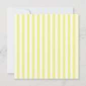 Turc de mer de Cute Invitation d'anniversaire Jaun (Dos)