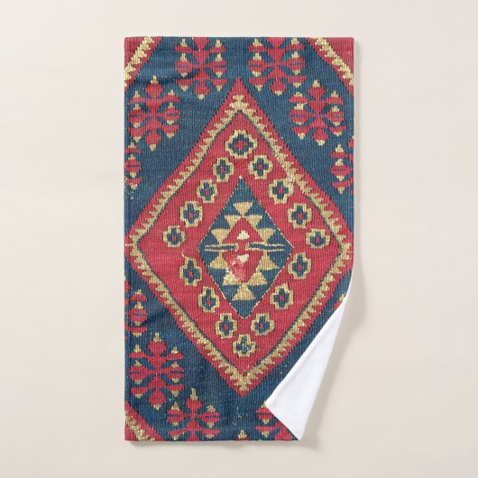 Turc Kilim Tapis tapis Antique Rouge Bleu (Serviette à main)