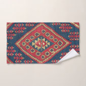 Turc Kilim Tapis tapis Antique Rouge Bleu (Serviette à main)