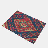 Turc Kilim Tapis tapis Antique Rouge Bleu (Incliné)