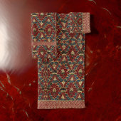 Turc Renaissance grecque Ruby Red Lace Motif