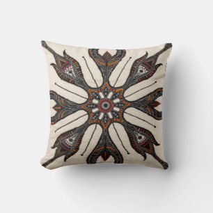 Turc Tapis Mandala Coussins : Motifs exotiques
