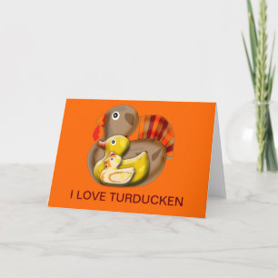 Turducken Design Feestdagen Kaart