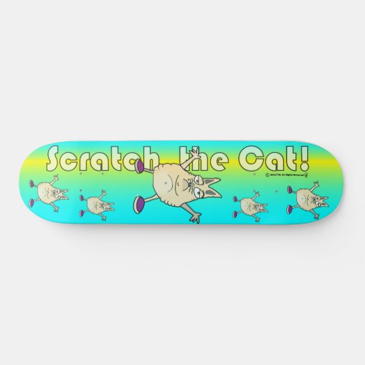 Turdy Boy - Scratch the Cat (V1) - Skateboard (Horz)