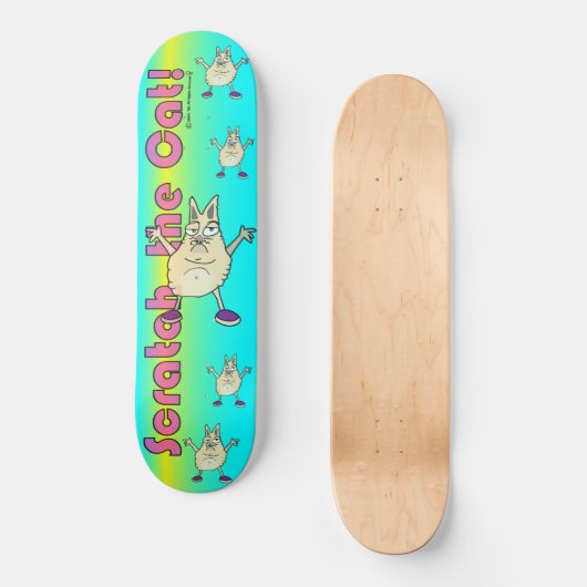 Turdy Boy - Scratch the Cat (V3) - Skateboard (Recto)