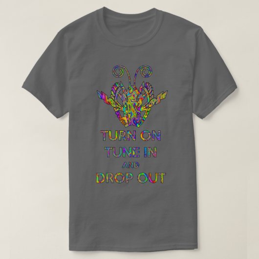 TUREN OP TUNE IN EN VERDROPEN V2 T-SHIRT (Design voorkant)