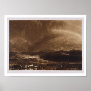 Turf Bog, Schotland, gegraveerd door George Clint  Poster