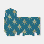 Turf en goud vintage nautisch bedankdoosjes (Uitgevouwen)