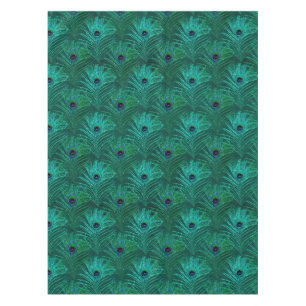 Turf Groen Glitter Pauwveren Tafelkleed